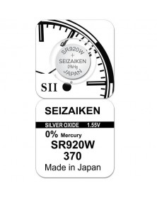 Батарейка SEIZAIKEN 370 (SR920W) Silver Oxide 1.55V (1/10/100)..
