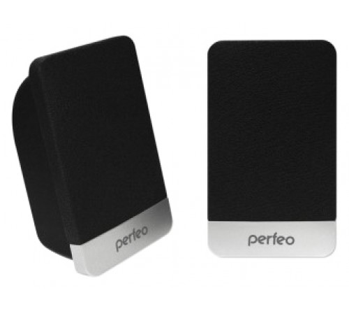 Колонки Perfeo PF-2079 Monitor               2.0 (2*   3W)  Black Пластик, питание 5V или от USB (PF_A4830)